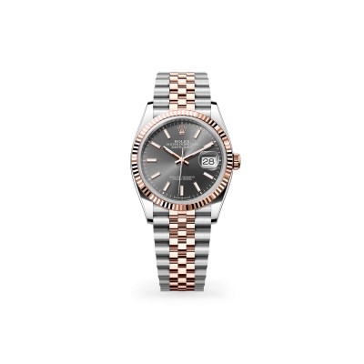 ROLEX DATEJUST 36 OYSTER, 36 MM, OYSTERSTEEL AND EVEROSE GOLD M126231-0013